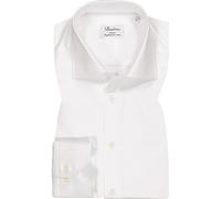 Stenströms Hemd Herren Slim Fit Langarm Baumwolle weiß, 42