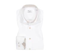 Stenströms Hemd Herren Slim Fit Langarm Baumwolle weiß, 43