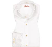 Stenströms Hemd Herren Slim Fit Langarm Baumwolle weiß, XL