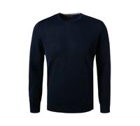 Stenströms Pullover Herren Regular Fit Rundhals Merinowolle blau, L