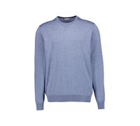 Stenströms Pullover Herren Regular Fit Rundhals Merinowolle blau, M