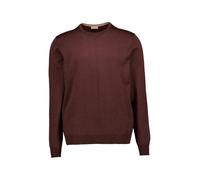 Stenströms Pullover Herren Regular Fit Rundhals Merinowolle braun, XL