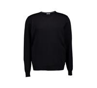 Stenströms Pullover Herren Regular Fit Rundhals Merinowolle schwarz, M