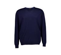 Stenströms Pullover Herren Slim Fit Rundhals Merinowolle blau, M