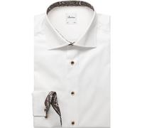 Stenströms Regular Fit Hemd weiss, Einfarbig