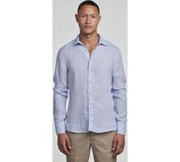 Stenströms Regular Fit Leinenhemd hellblau, Einfarbig