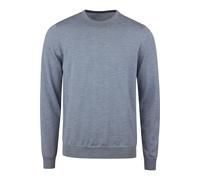Stenströms Pullover Herren Regular Fit Rundhals Merinowolle blau, L