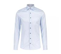 STENSTRÖMS - Slim-Fit Hemd aus zweifacher Baumwolle - Größe 44 - blau