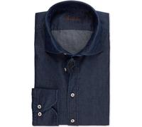 Stenströms Slimline Jeanshemd dunkelblau, Einfarbig