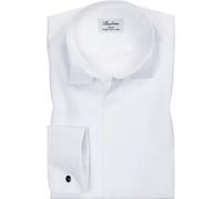Stenströms Smokinghemd Herren Slim Fit Umschlagmanschetten weiß, 38