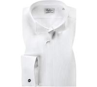 Stenströms Smokinghemd Herren Slim Fit Umschlagmanschetten weiß, 38