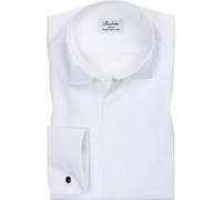 Stenströms Smokinghemd Herren Slim Fit Umschlagmanschetten weiß, 42