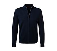 Stenströms Strickjacke Herren Slim Fit Merinowolle blau, S