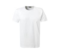 Stenströms T-Shirt Herren Slim Fit Kurzarm Rundhals Baumwolle weiß, S