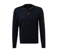 Stenströms Troyer Herren Slim Fit Merinowolle blau, XL