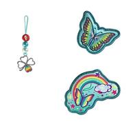 Step by Step Magic MAGS Rainbow Ria, 3-teilig, 2 Magnet-Applikationen und 1 Anhänger, als Ergänzung für den Schulranzen oder Vorschulrucksack