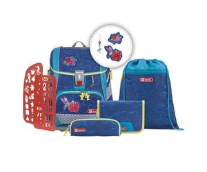 Step by Step 2in1 Plus Reflect Schulranzen-Set 6tlg. blau