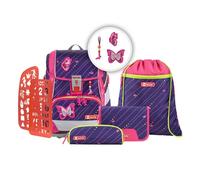 Step by Step 2IN1 PLUS Schulranzen-Set 6tlg Shiny Butterfly