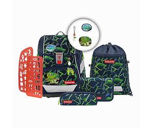 Step by Step 2IN1 PLUS Schulranzen-Set Wild T-Rex Taro, 6-teilig