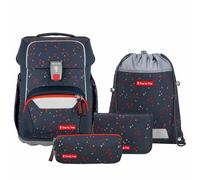 Step by Step BASIS Schulranzen-Set 4tlg Anthrazit Triangles