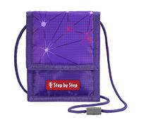 Step by Step Brustbeutel Dreamy Pegasus Shadow, lila, mit Sichtfenster, Münzfach mit Reißverschluss, Schlüsselbefestigung, zum Umhängen, für die 1. bis 4. Klasse