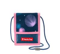 Step by Step Brustbeutel „Mermaid Delia“ blau-rosa mit Sichtfenster, Münzfach mit Reißverschluss, Schlüsselbefestigung, zum Umhängen, für Mädchen ab der 1. Klasse