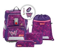 Step by Step Butterfly Night Space Shine Schulrucksack-Set 5tlg. 1250g 20l Lila