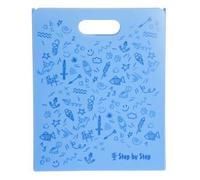 Step by Step - Heftbox mit Tragegriff, Blau blau