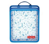 Step by Step - Faltbare Heftbox, Blau blau