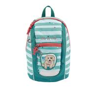 Step by Step Rucksack-Set KIGA MINI „Dog Lucky“, türkis, ergonomischer Rucksack mit höhenverstellbaren Brustgurt für die Kleinsten, für Kindergarten, Kinderkrippe & Kita, ab 12 M+, Kleinkinder, 6l