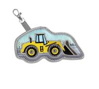 Step by Step KIGA MAGS „Bagger Bobby“, 1 Magnet-Applikation mit Karabinerhaken, Bagger, Anhänger zur Individualisierung des Kindergartenrucksack KIGA MINI & KIGA Maxi