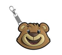 Step by Step KIGA MAGS FC Bayern „Berni“, 1 Magnet-Applikation mit Karabinerhaken, Bär, Anhänger zur Individualisierung des Kindergartenrucksack KIGA MINI & KIGA Maxi