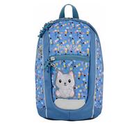 Step by Step Rucksack-Set KIGA MINI „Cat Momo“, blau-lila, ergonomischer Rucksack mit höhenverstellbaren Brustgurt für die Kleinsten, für Kindergarten & Kita, ab 12 M+, für Mädchen 6l