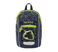 Step by Step Rucksack-Set KIGA MINI „Little Wild Cat Chiko“, grün-schwarz, ergonomisch, höhenverstellbarer Brustgurt, für Kindergarten, Kinderkrippe & Kita, ab 12 M+, Kleinkinder, 6l