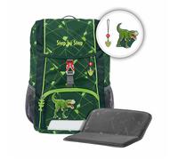 Step by Step Rucksack-Set Kid, mit Sitzkissen, ergonomischer Mini-Ranzen mit abnehmbarem Brustgurt, für Kindergarten, Vorschule und Freizeit, 13 l