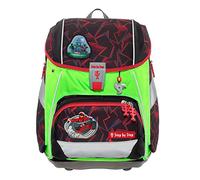 Step by Step | LED Neon Pull-Over, Reflektorüberzug mit LED-Leuchteffekt für 2IN1 PLUS Schulranzen, Grün