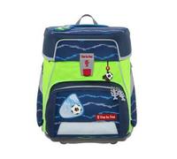 Step by Step - LED Neon Pull-Over für das Schulranzenmodell SPACE, Grün Multicolor