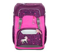 Step by Step | LED Neon Pull-Over, Reflektorüberzug mit LED-Leuchteffekt für GIANT Schulranzen, Pink