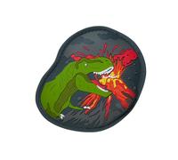 Step by Step Magic MAGS Flash „Dino Keno“, Dinosaurier, mit Leuchteffekt, als Ergänzung für den Schulranzen oder Vorschulrucksack, gelb-grau-grün-rot