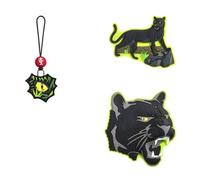 Step by Step Magic Mags Danger Cat Chiko, 3-teilig, 2 Magnet-Applikationen und 1 Anhänger, Raubtier, passend zum Schulranzen oder Vorschulrucksack