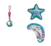 Step by Step Magic MAGS Dolphin Lana, 3-teilig, 2 Magnet-Applikationen und 1 Anhänger, als Ergänzung für den Schulranzen oder Vorschulrucksack
