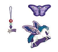 Step by Step Magic MAGS Dreamy Pegasus Shadow, lila, 3-teilig, 2 Magnet-Applikationen und 1 Anhänger, als Ergänzung, für die 1. bis 4. Klasse