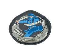 Step by Step Magic MAGS Flash „Ninja Quinn“, Ninja, mit Leuchteffekt, als Ergänzung für den Schulranzen oder Vorschulrucksack, blau-grau