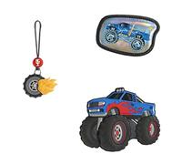 Step by Step Magic MAGS Monster Truck Rocky, 3-teilig, 2 Magnet-Applikationen und 1 Anhänger, als Ergänzung für den Schulranzen oder Vorschulrucksack