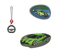 Step by Step Magic MAGS Race Car Chuck”, 3-teilig, 2 Magnet-Applikationen und 1 Anhänger, als Ergänzung für den Schulranzen oder Vorschulrucksack