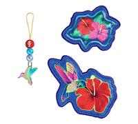 Step by Step Magic Mags „Rainbow Colibri“, 3-teilig, 2 Magnet-Applikationen und 1 Anhänger, als Ergänzung für den Schulranzen oder Vorschulrucksack, für Mädchen