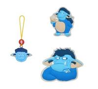 Step by Step Magic Mags Spiegelburg „Der Grolltroll, Grumpy“, 3-teilig, 2 Magnet-Applikationen und 1 Anhänger, als Ergänzung für den Schulranzen oder Vorschulrucksack, für Jungen