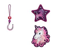 Step by Step Magic Mags „Sweet Unicorn Nuala“, 3-teilig, 2 Magnet-Applikationen und 1 Anhänger, Einhorn-Design, passend zum Schulranzen oder Vorschulrucksack