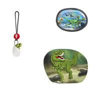 Step by Step Magic MAGS „Wild T-Rex Taro“, 3-teilig, 2 Magnet-Applikationen und 1 Anhänger, Ergänzung für Schulranzen oder Vorschulrucksack, grün