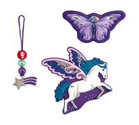 Step by Step - Motiv-Buttons Magic Mags Dreamy Pegasus Lila, 3 TEILIG